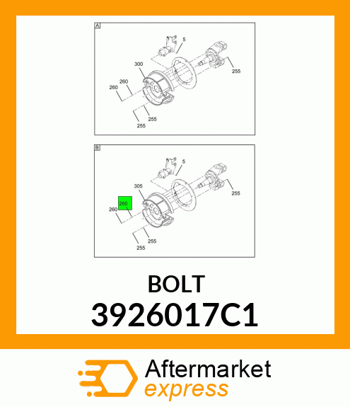 BOLT 3926017C1