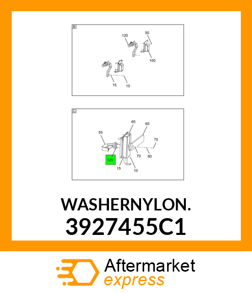 WASHERNYLON. 3927455C1