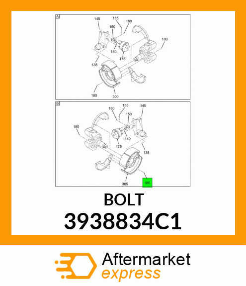 BOLT 3938834C1