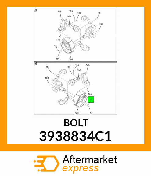 BOLT 3938834C1