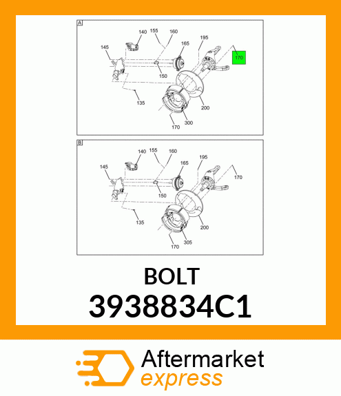 BOLT 3938834C1