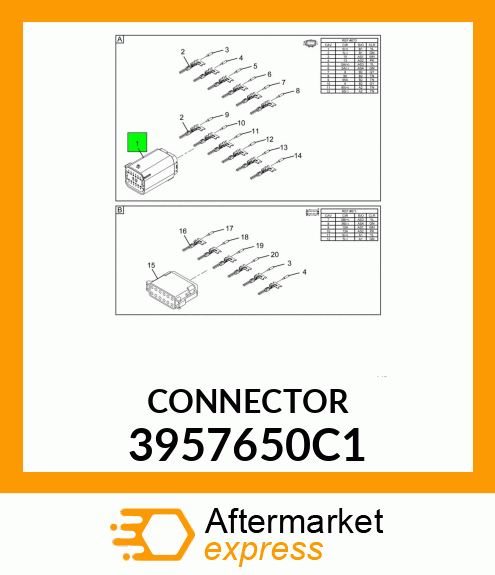 CONNECTOR 3957650C1