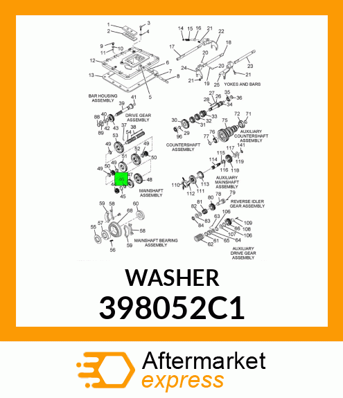 WASHER 398052C1