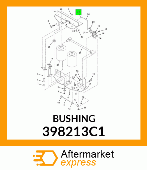 BUSHING 398213C1