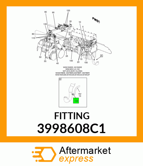 FITTING 3998608C1