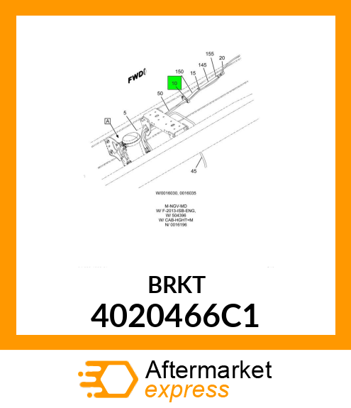 BRKT 4020466C1