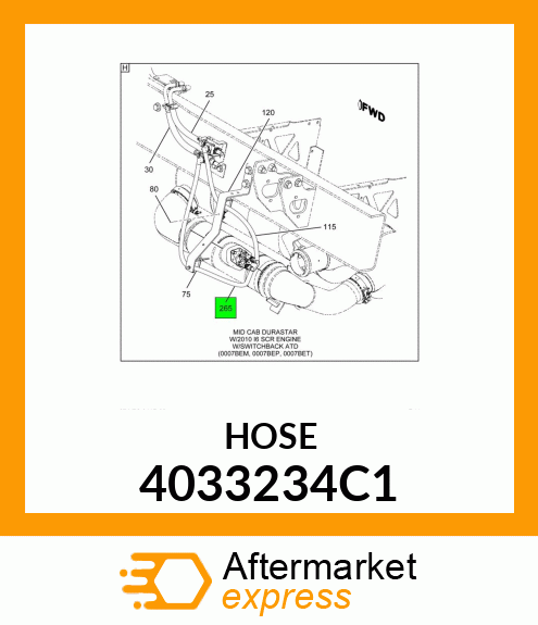 HOSE 4033234C1