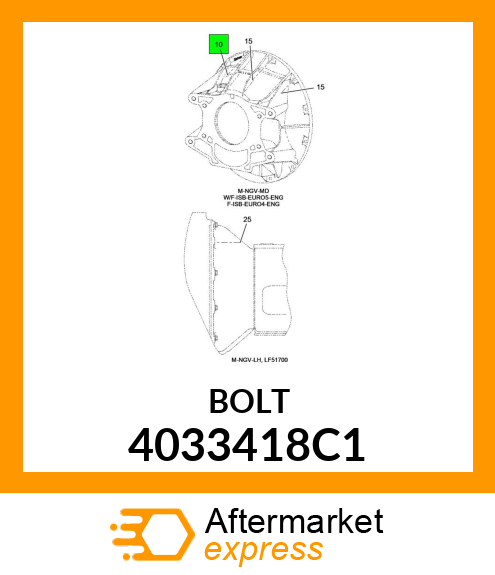 BOLT 4033418C1