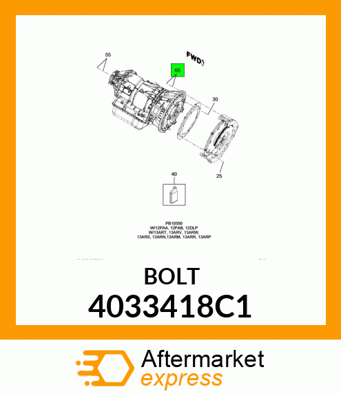 BOLT 4033418C1