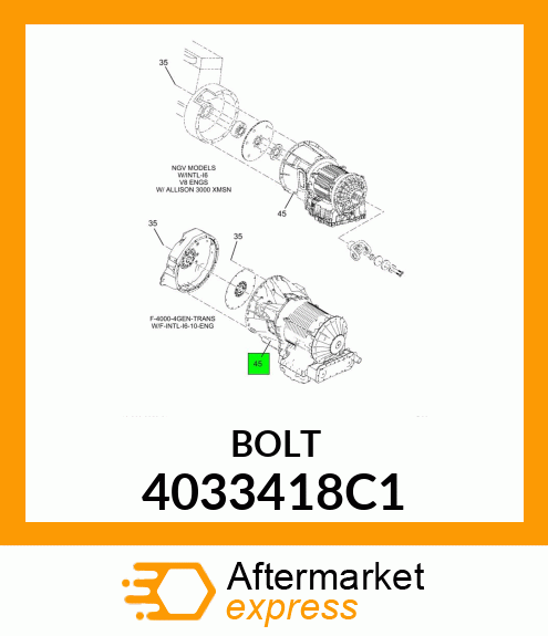 BOLT 4033418C1