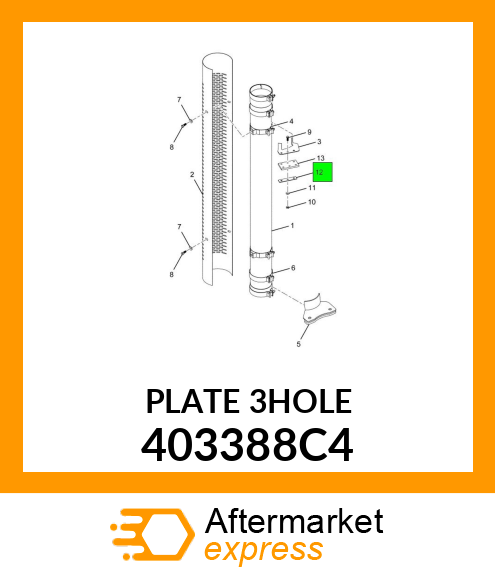 PLATE3HOLE 403388C4