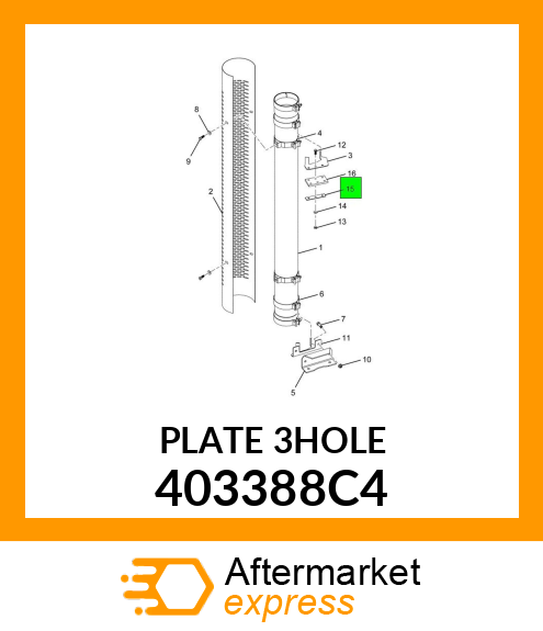 PLATE3HOLE 403388C4