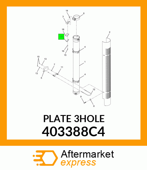 PLATE3HOLE 403388C4