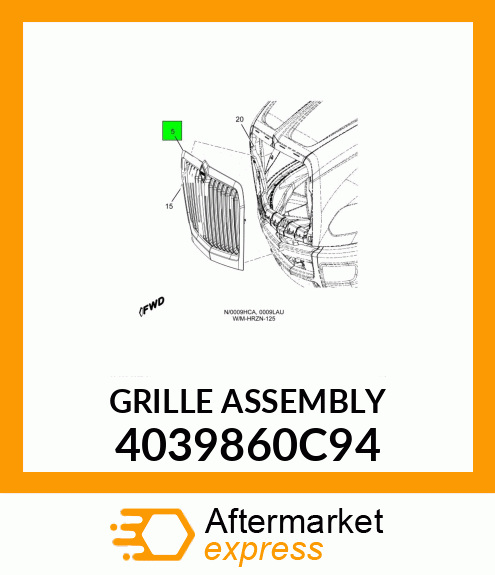 GRILLE_ASSEMBLY 4039860C94