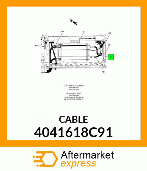 CABLE 4041618C91