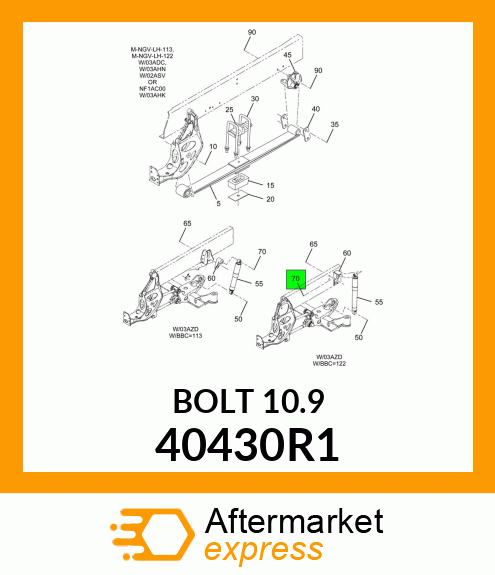 BOLT 40430R1