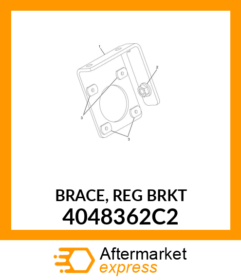 BRACE,REG_BRKT_ 4048362C2