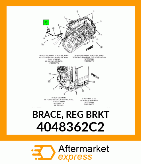 BRACE,REG_BRKT_ 4048362C2