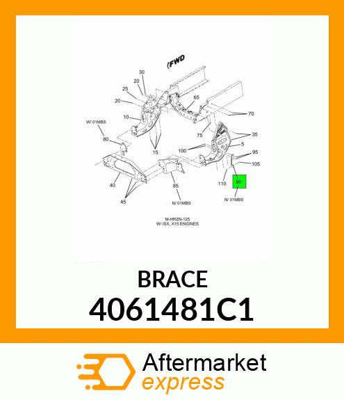 BRACE 4061481C1