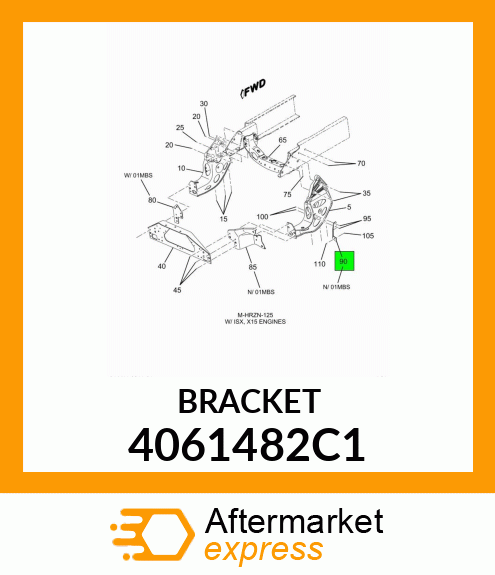 BRACKET 4061482C1