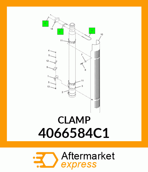 CLAMP/4PC 4066584C1