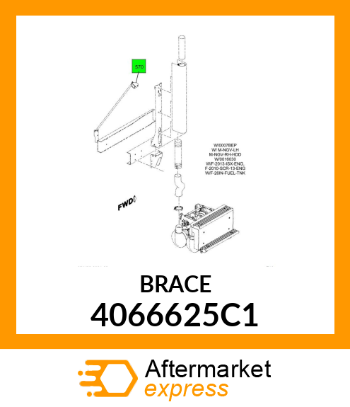 BRACE 4066625C1