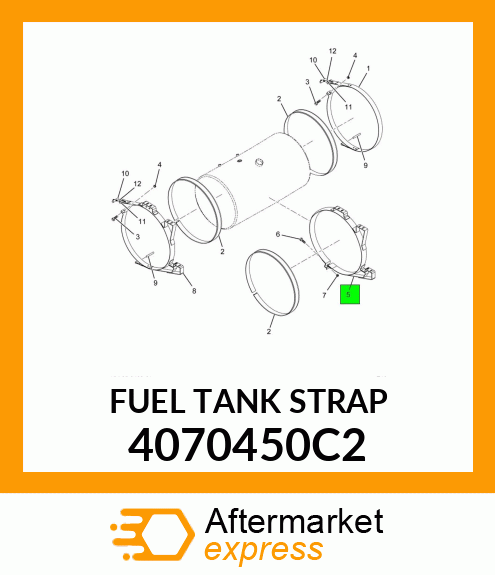 FUEL_TANK_STRAP 4070450C2