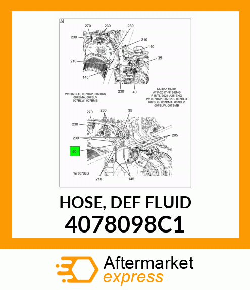 HOSE,_DEF_FLUID 4078098C1