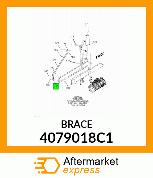 BRACE 4079018C1