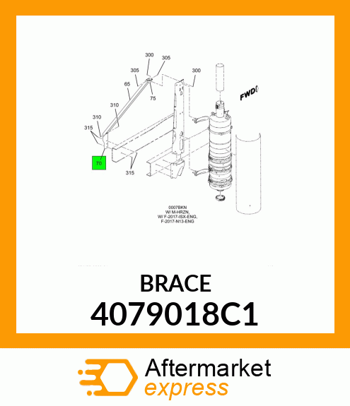 BRACE 4079018C1