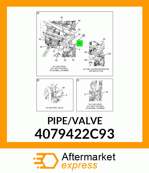 PIPE/VALVE 4079422C93