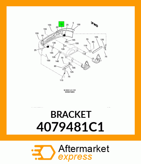 BRACKET 4079481C1