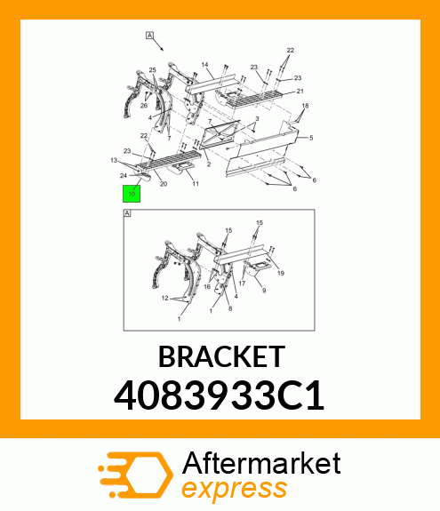 BRACKET 4083933C1