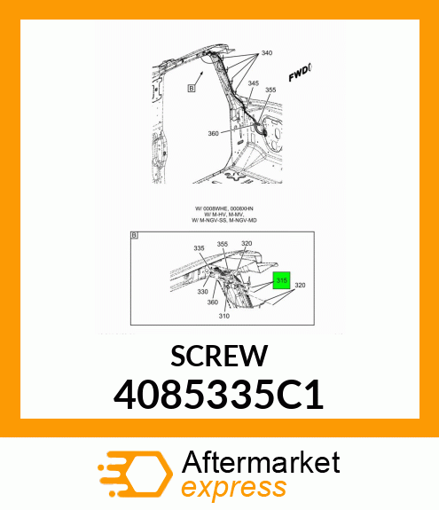 SCREW 4085335C1