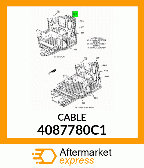 CABLE 4087780C1
