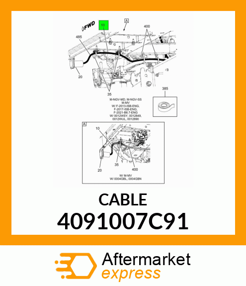 CABLE 4091007C91