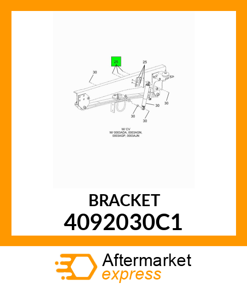 BRACKET 4092030C1