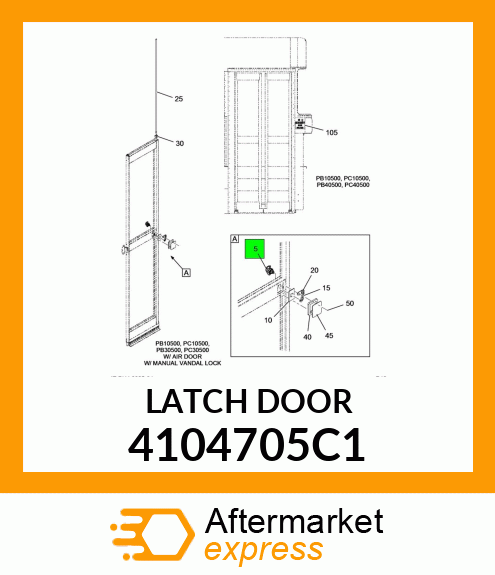 LATCH_DOOR 4104705C1