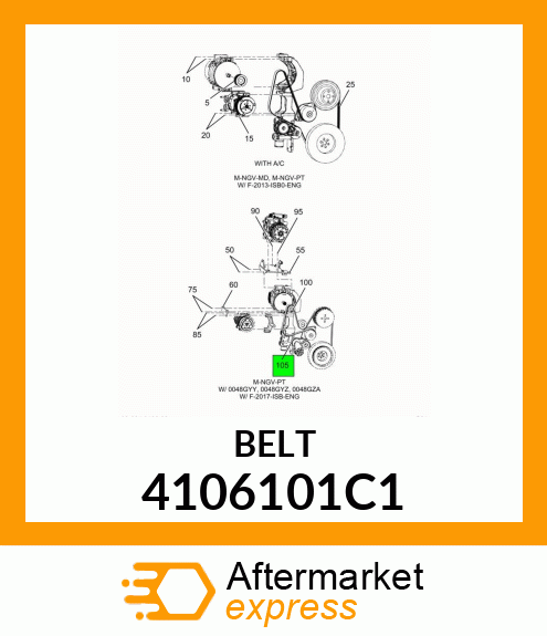 BELT 4106101C1