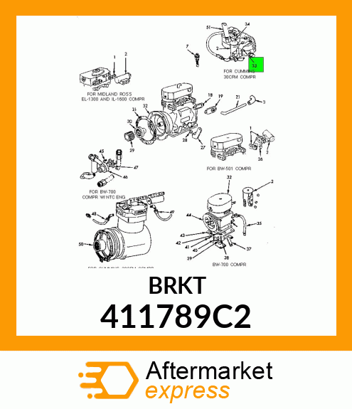 BRKT 411789C2