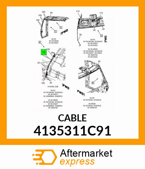 CABLE 4135311C91