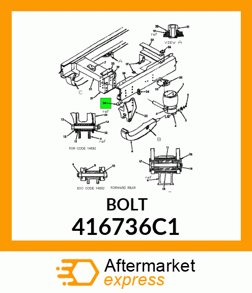 BOLT 416736C1