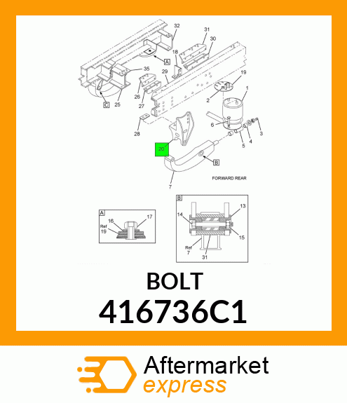 BOLT 416736C1