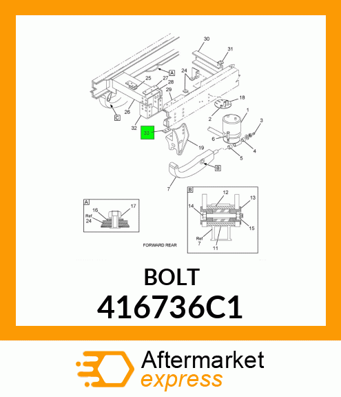 BOLT 416736C1