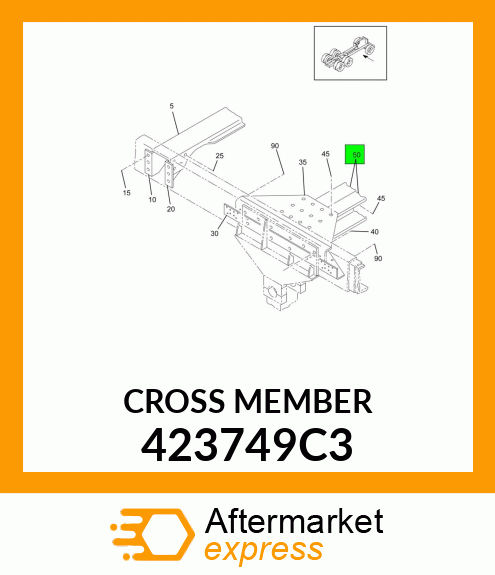 CROSSMEMBER 423749C3