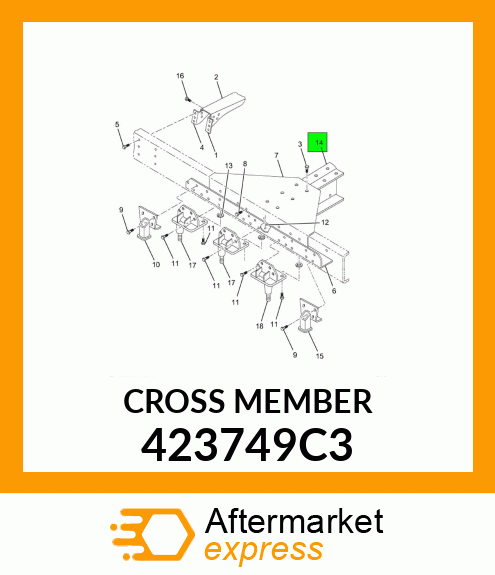 CROSSMEMBER 423749C3