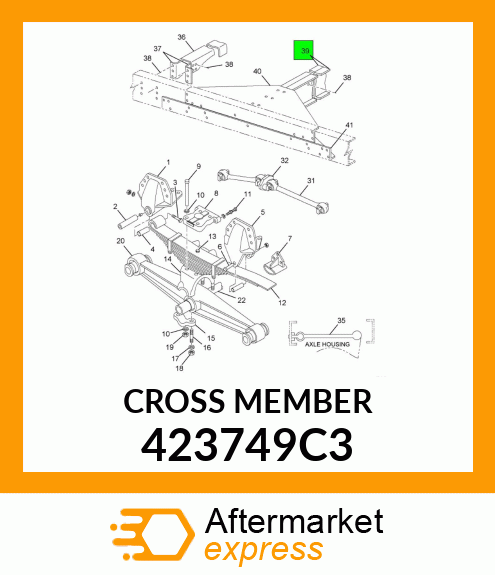 CROSSMEMBER 423749C3