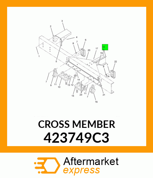 CROSSMEMBER 423749C3