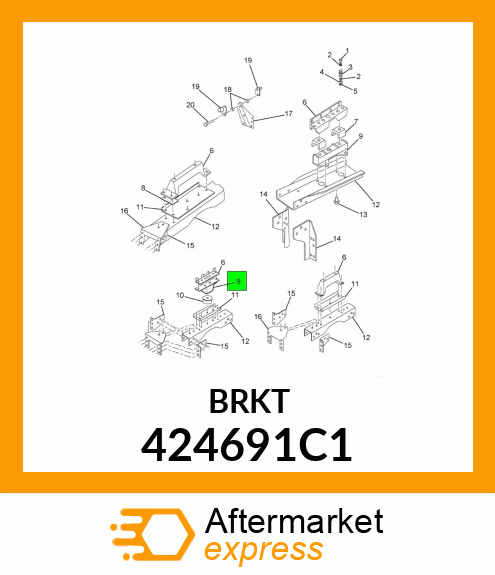 BRKT 424691C1