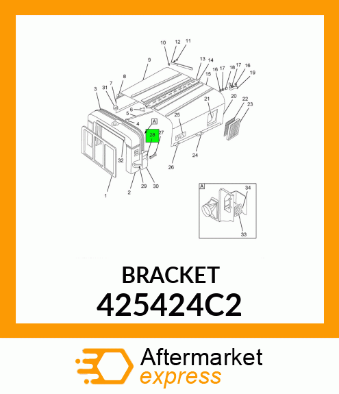 BRKT 425424C2